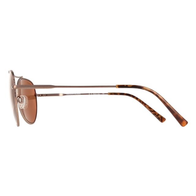 Serengeti Serengeti Men's Aviator Brushed Bronze Mineral Polarized Drivers Pete in Brown - 3