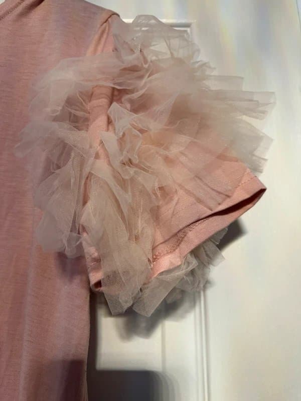 New Look New New Look frill sleeve t-shirt, size 14