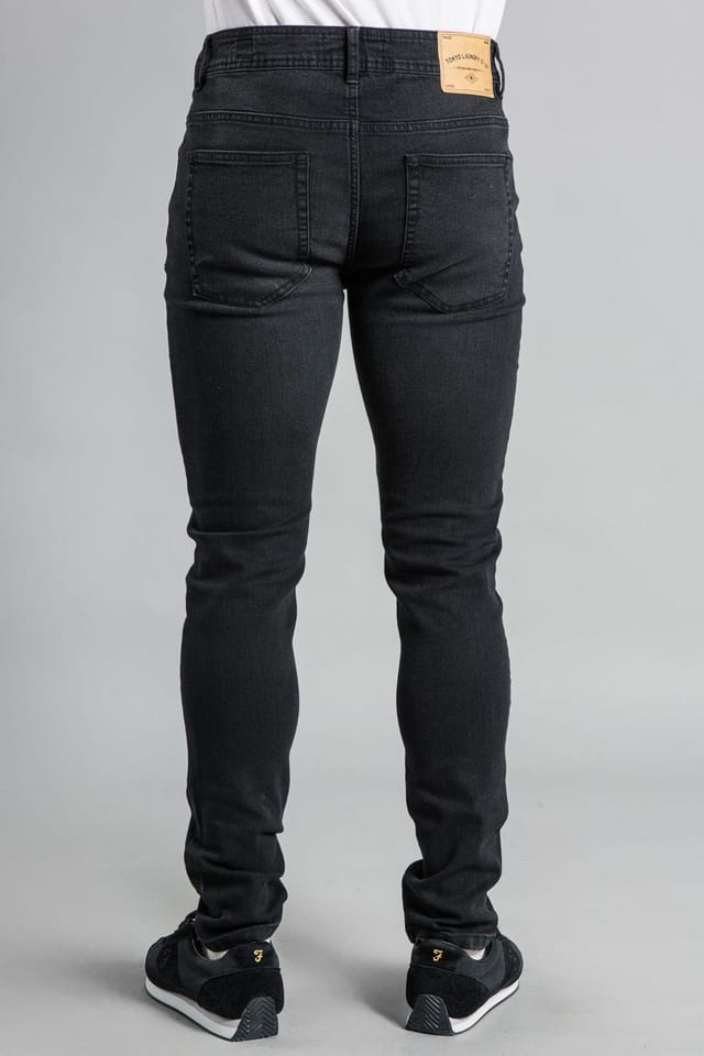 Tokyo Laundry Tokyo Laundry Men's Classic Slim Fit Denim Jeans in Black - 2