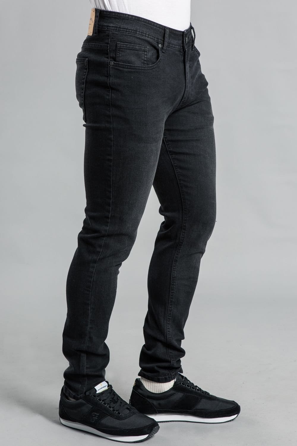 Tokyo Laundry Tokyo Laundry Men's Classic Slim Fit Denim Jeans in Black - 4