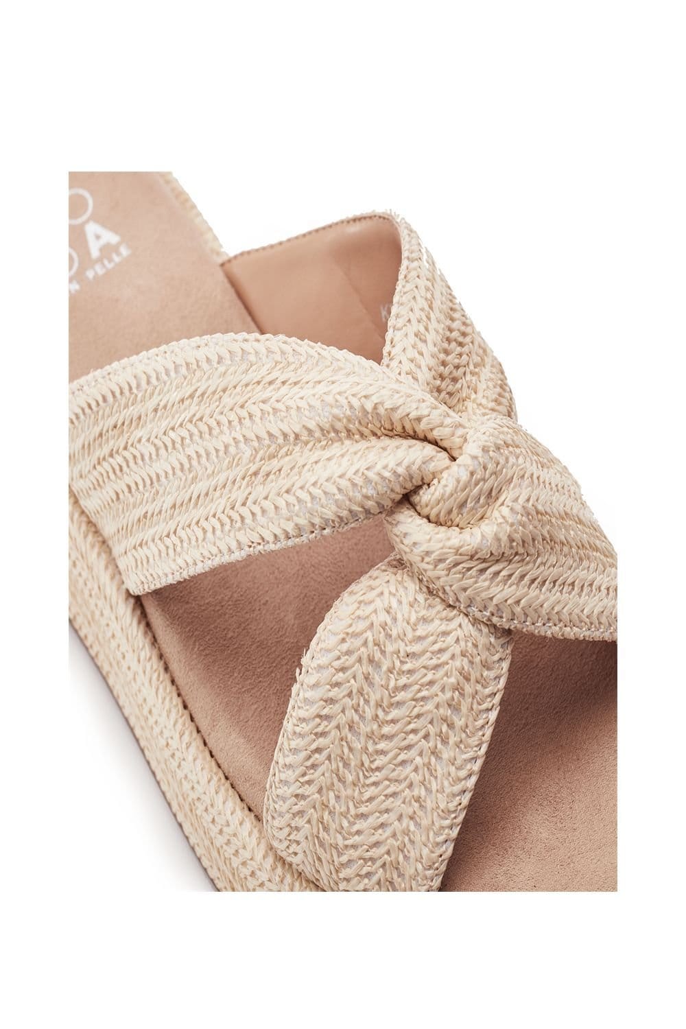 Moda In Pelle Moda In Pelle Women's 'Keeli' Textile Wedges in Nude - 4