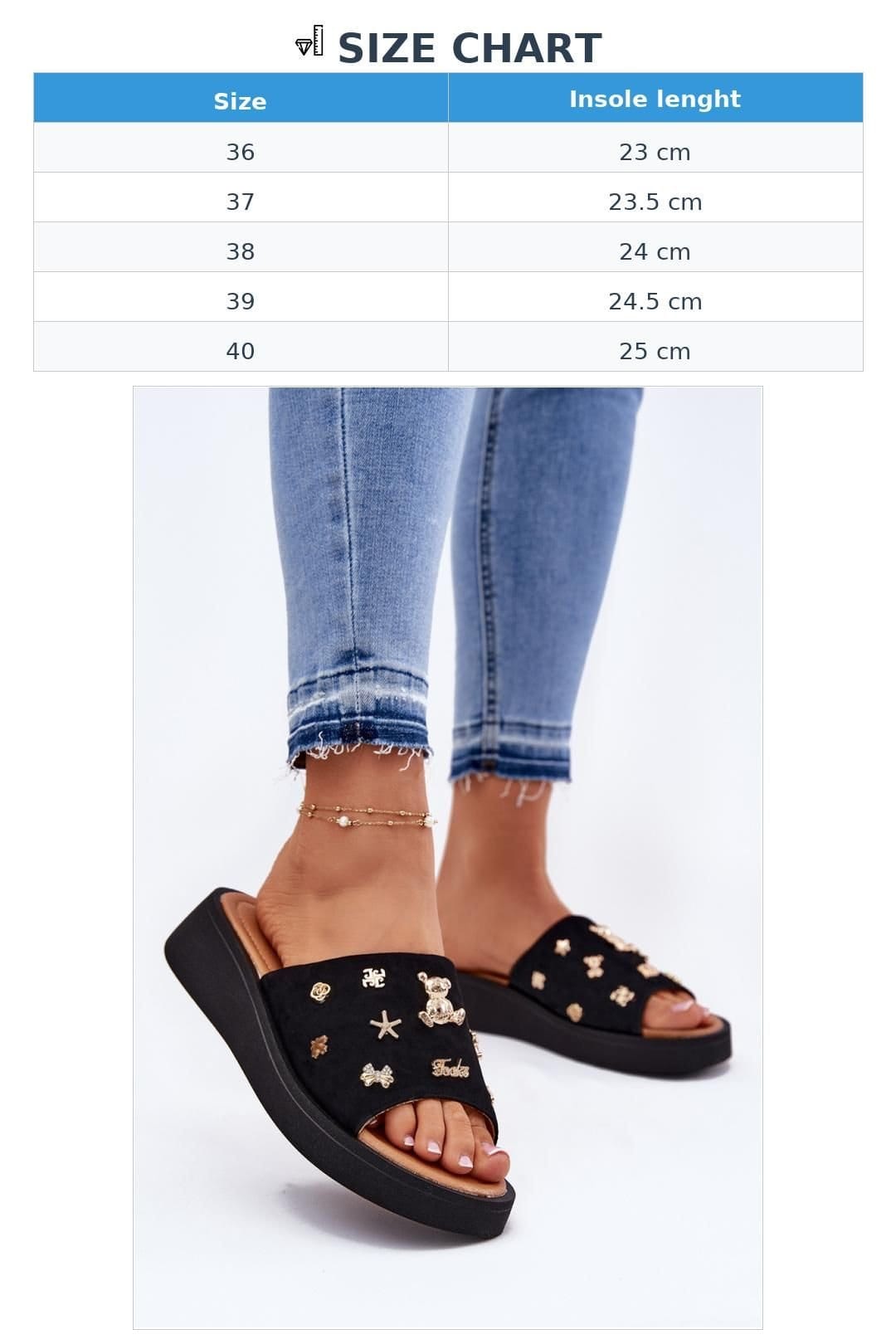Love Lace Love Lace Women's Vinceza Suede Platform Sandals With Trendy Strap Detail in Black - 4