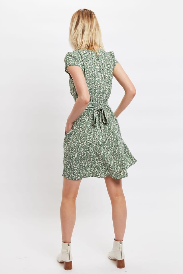 Louche Louche Women's Cathleen Double Daisy Print Mini Tea Dress - 2