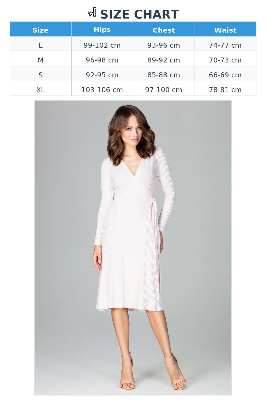 Love Lace Love Lace Women's Knit Long Sleeve Loose Fit Knee Dress in Pink - 4