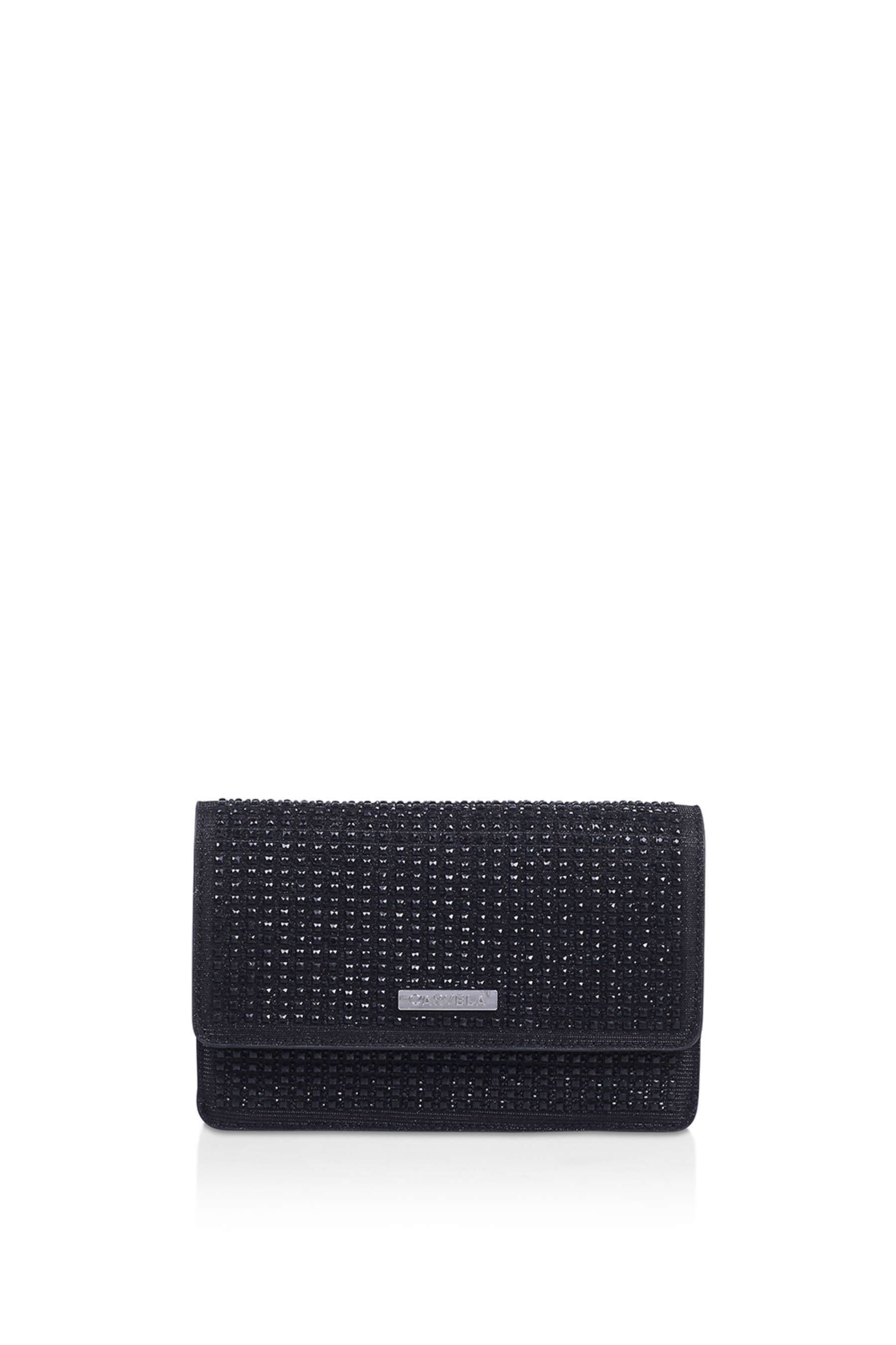 Carvela Carvela Women's 'Kianni Clutch' Fabric Bag in Black - 1