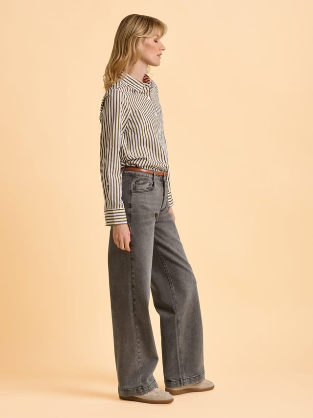 Brakeburn Brakeburn Women's Skadi Jean in Grey - 3