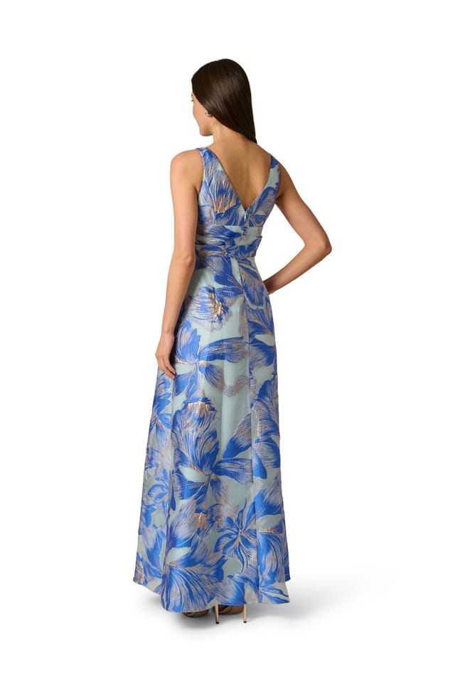 Adrianna Papell Adrianna Papell Women's Floral Organza Gown - 3