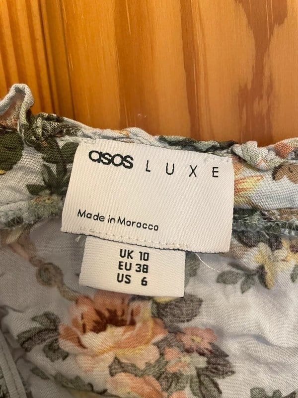 ASOS Luxe Multi Floral Playsuit