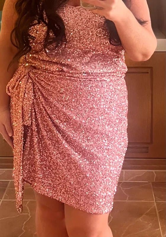 Never Fully Dressed Never fully dressed sequin wrap skirt