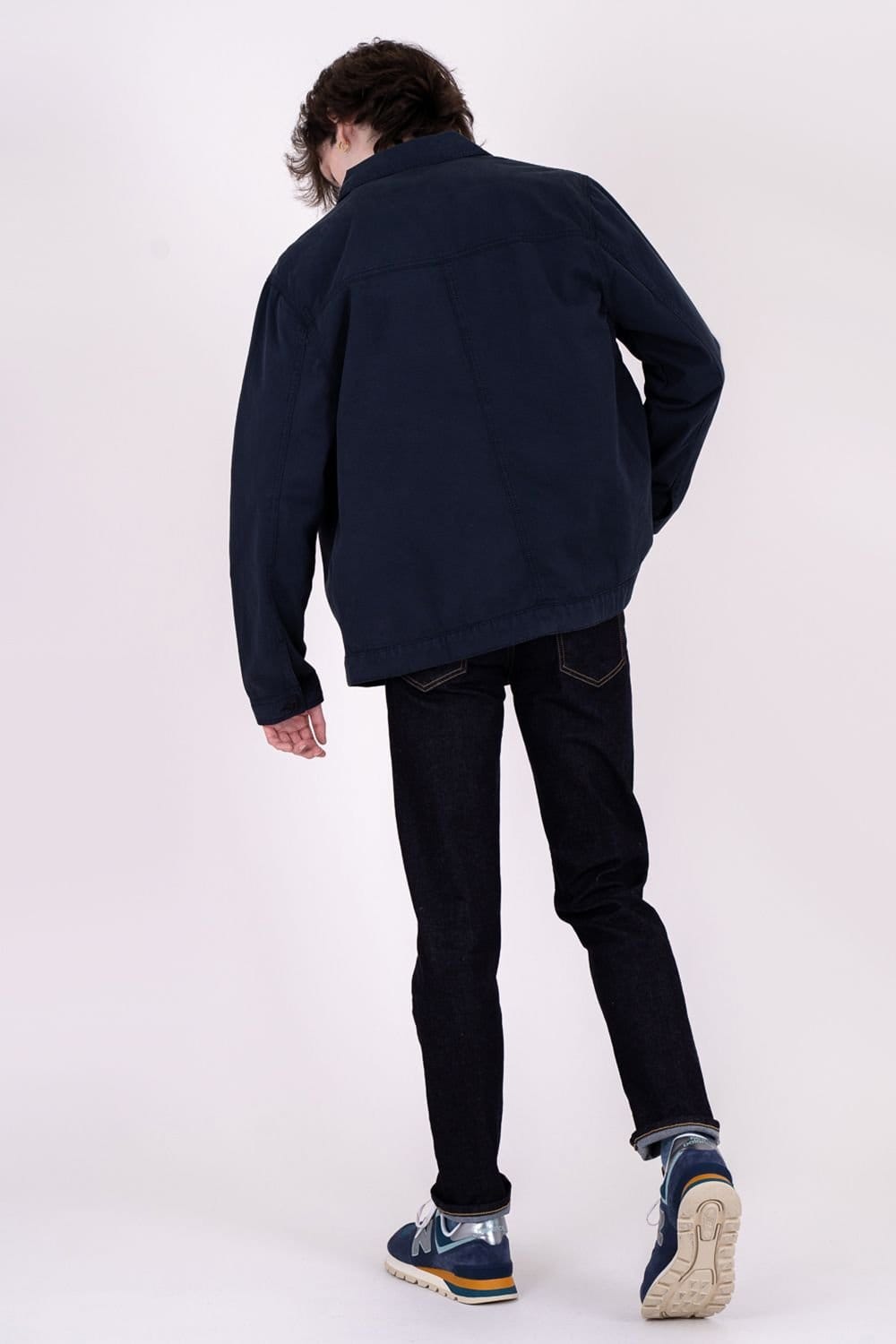 Monkee Genes Monkee Genes Men's Slim Fit Mid-Rise Denim Jeans in Dark Navy - 4