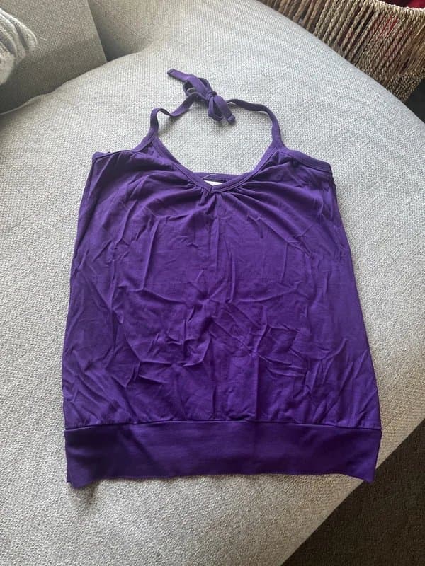 New Look New look purple halter neck top