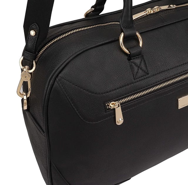 Paul Costelloe Paul Costelloe Women's Marico Leather Shoulder Bag in Black - 2