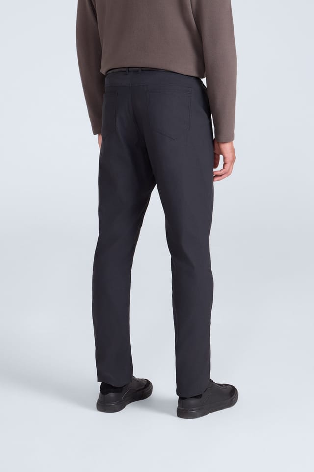 Animal Animal Men's Commuter' Comfortable Lightweight Multipocketed Outdoor Pant Trousers in Black - 3