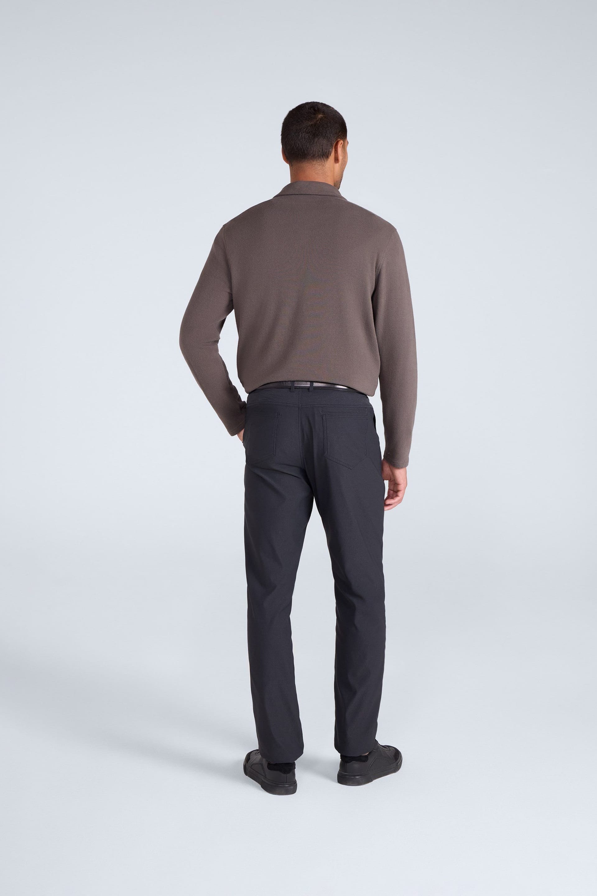 Animal Animal Men's Commuter' Comfortable Lightweight Multipocketed Outdoor Pant Trousers in Black - 4
