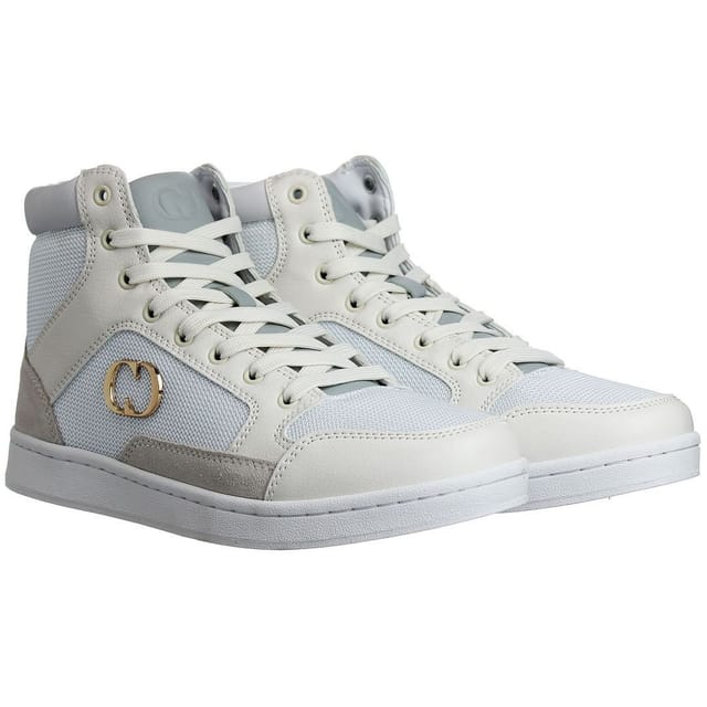Criminal Damage Criminal Damage Men's Craft High Top Lace-Up White Synthetic Trainers - 2