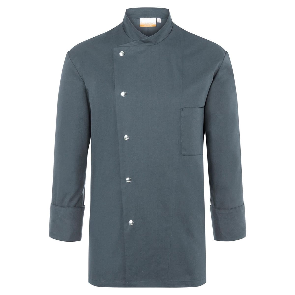 Karlowsky Karlowsky Men's Lars Chef Jacket in Dark Grey - 1