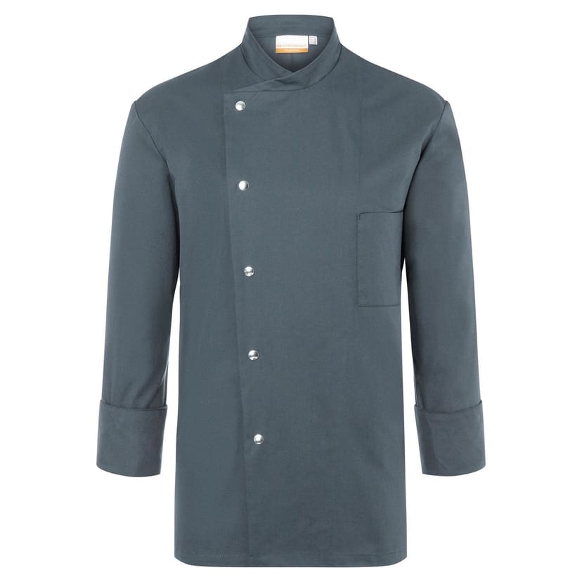 Karlowsky Karlowsky Men's Lars Chef Jacket in Dark Grey - 1