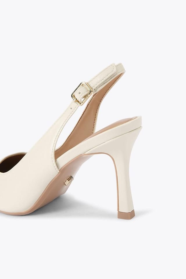 Carvela Carvela Women's 'Corletta Sling Wide Fit' Heels in Cream - 3