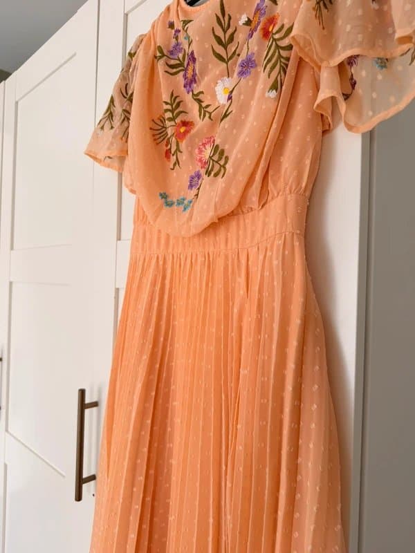 ASOS Design ASOS Design coral occasion dress UK4