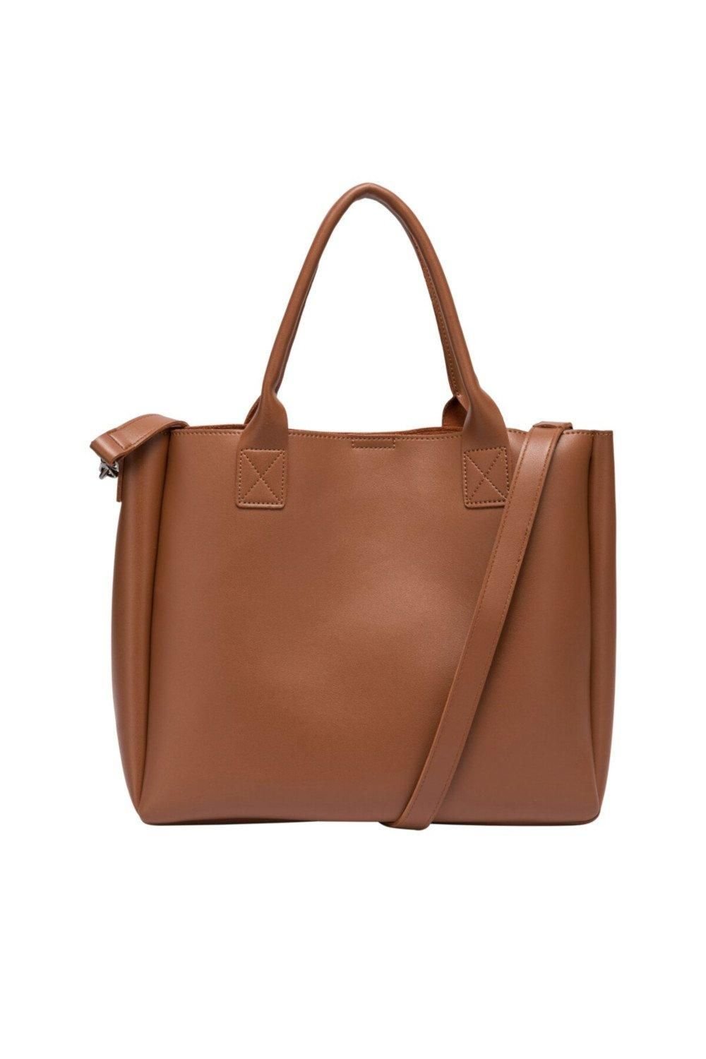 Claudia Canova Claudia Canova Women's Megan Xl Front Pocketed Tote Bag in Tan - 4