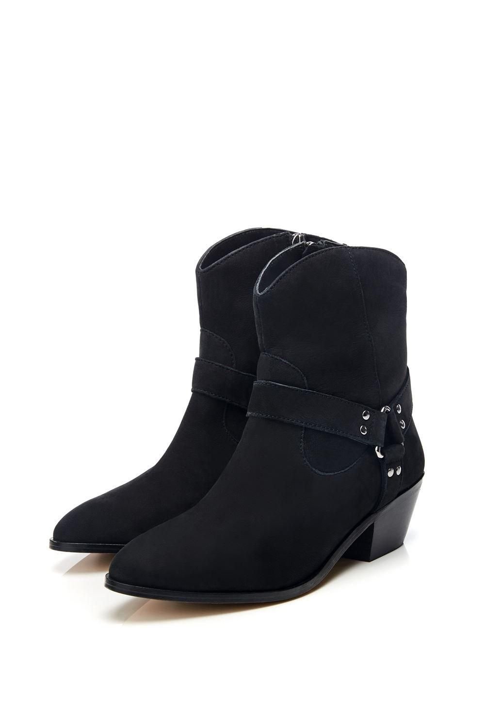 Moda In Pelle Moda In Pelle Women's 'Alexiia' Nubuck Ankle Boots in Black - 2