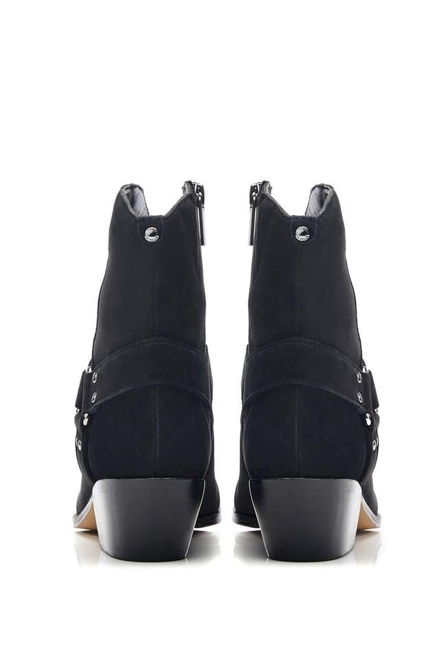 Moda In Pelle Moda In Pelle Women's 'Alexiia' Nubuck Ankle Boots in Black - 3