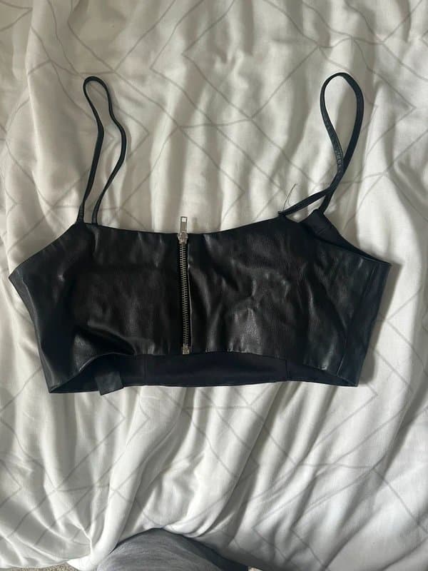 ASOS ASOS Leather Bralette