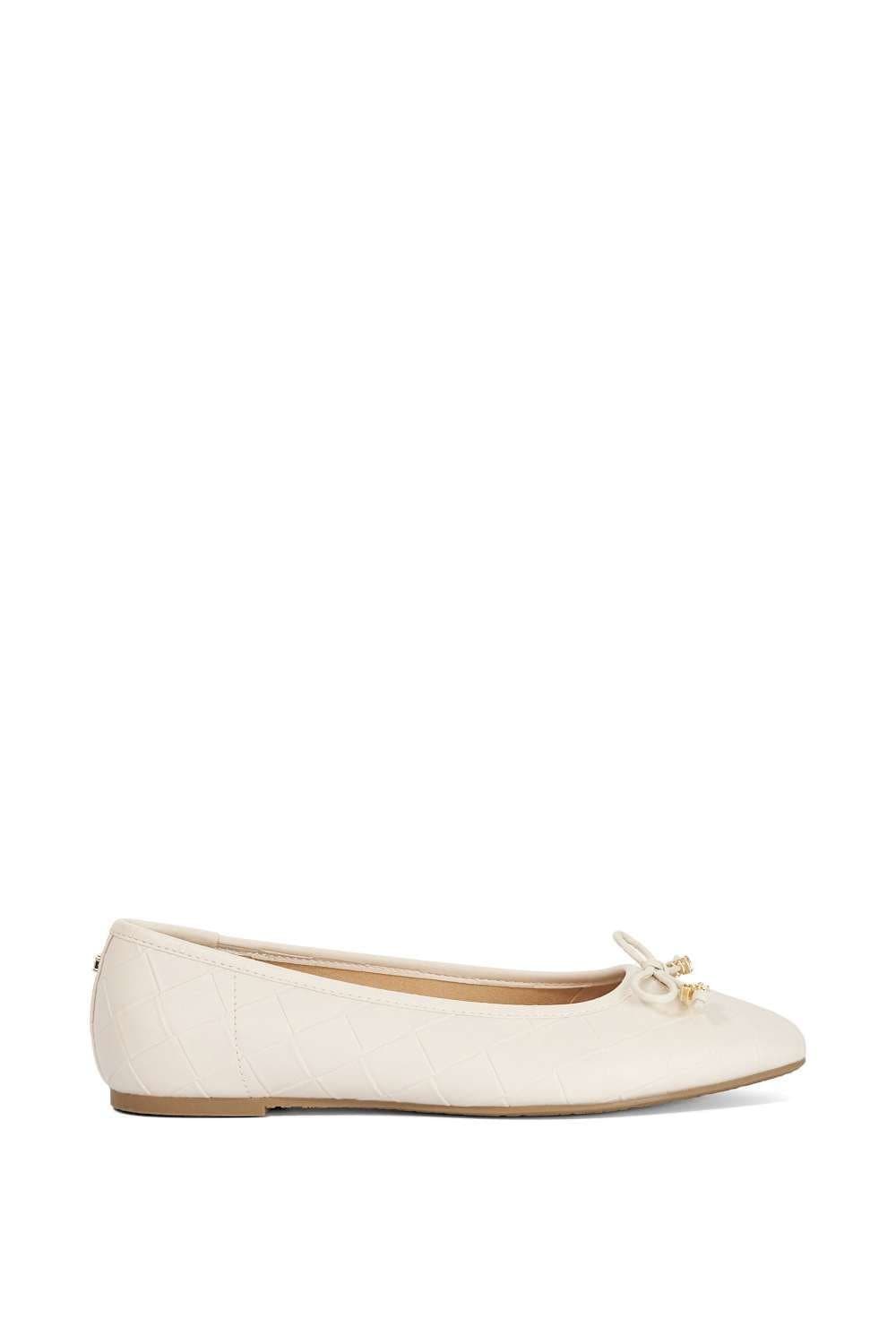Dune London Dune London Women's 'Hampers' Ballet Pumps in White