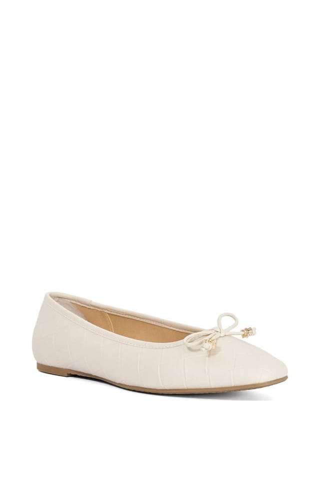 Dune London Dune London Women's 'Hampers' Ballet Pumps in White - 2