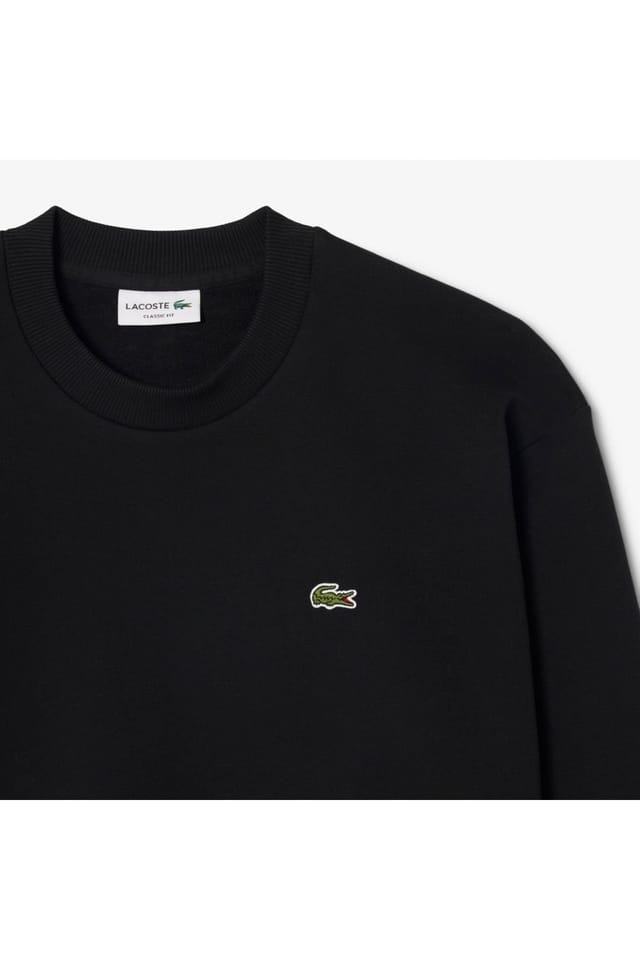 Lacoste Lacoste Men's Crew Neck Sweatshirt Black - 2