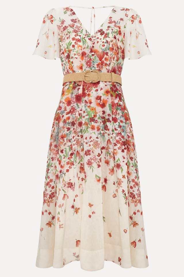 Phase Eight Phase Eight Women's Lovette Floral Dress in Cream - 2