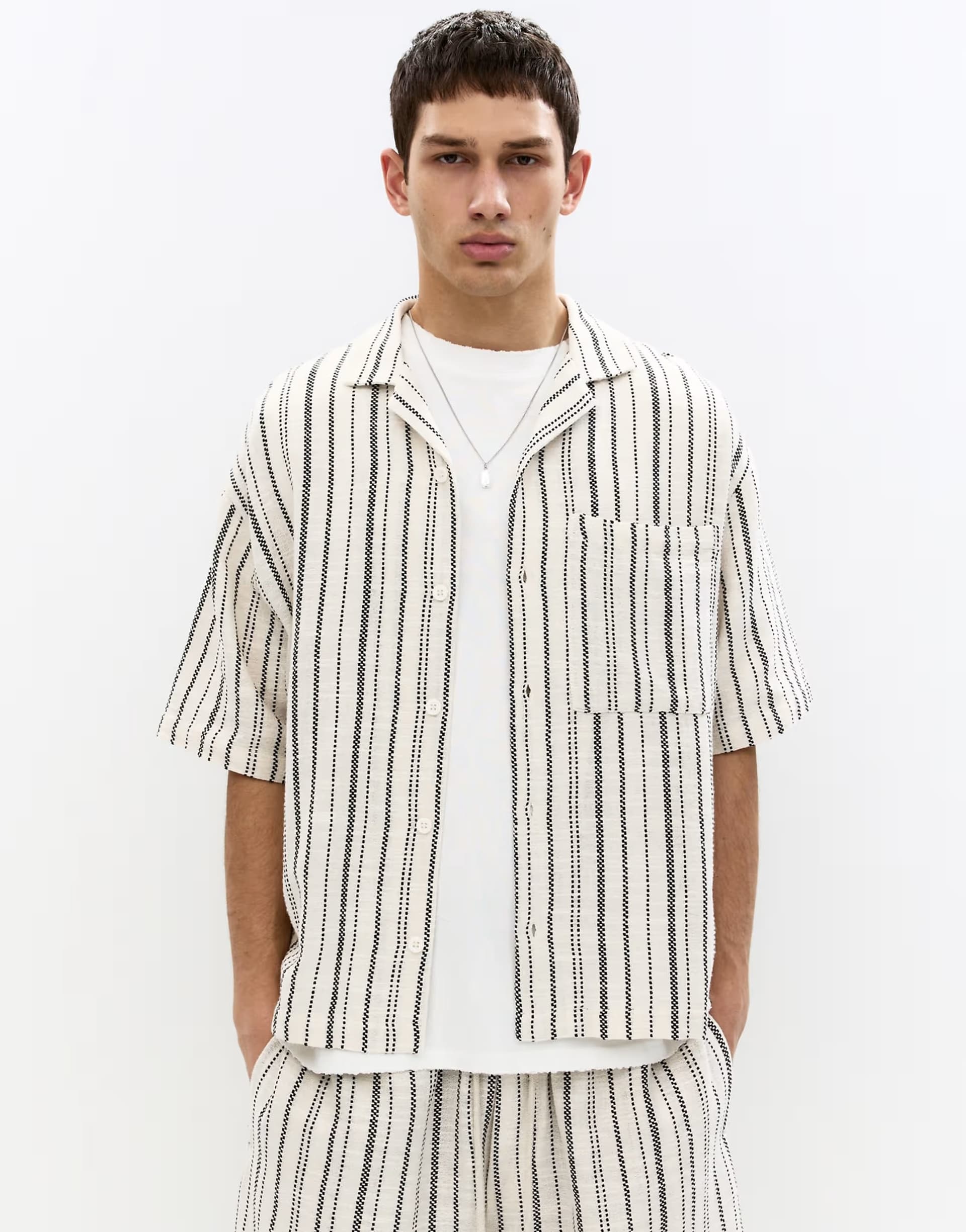 ASOS ASOS Rustic Striped Shirt in Striped