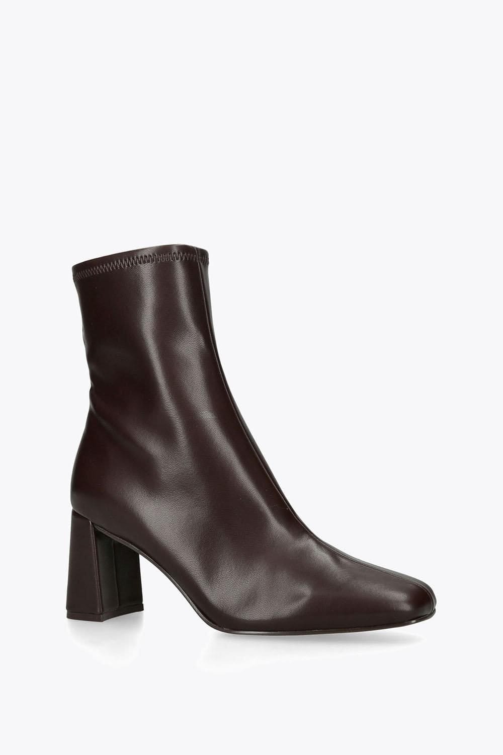 Steve Madden STEVE MADDEN Women's 'Hurst Dark Brown' Leather Boots in Dark Brown - 4