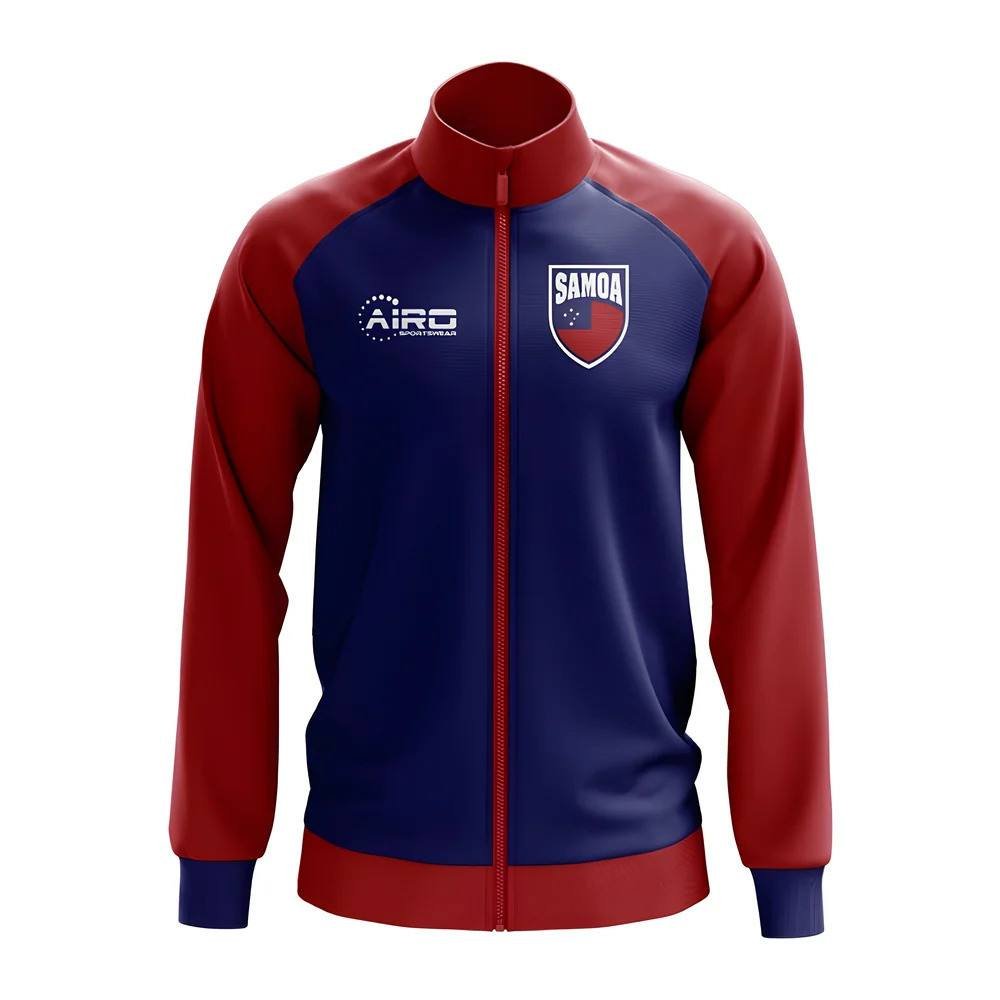 Samoa Samoa Men's Concept Football Track Jacket in Navy - 4