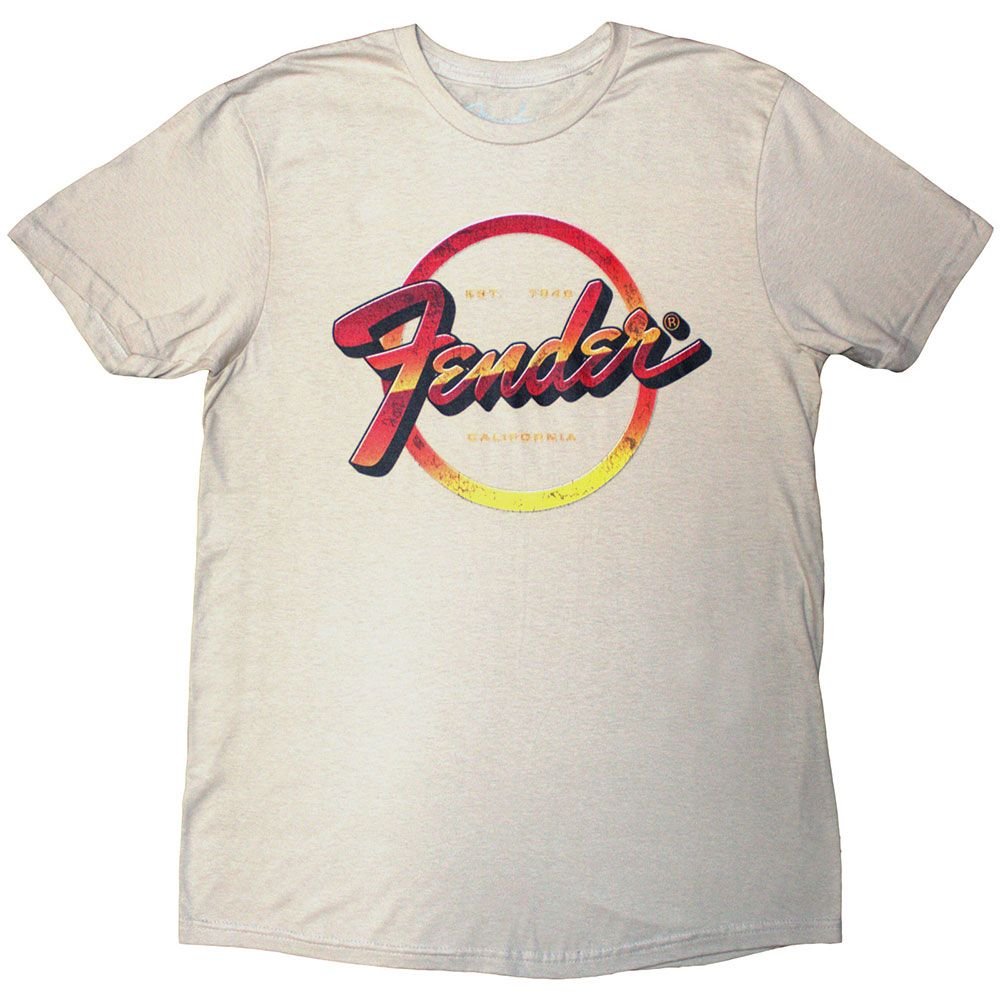 Fender Fender Men's Made In The USA T-Shirt in Medium Beige - 2