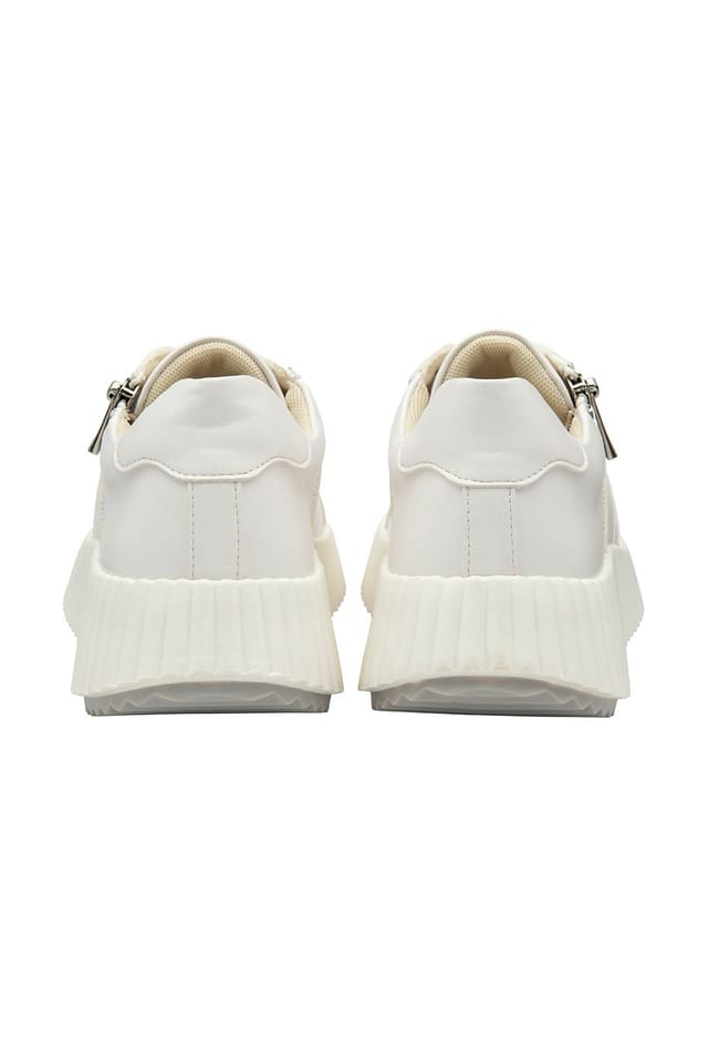 Lotus Lotus Women's 'Kora' Zip-Up Fashion Trainers in White - 3