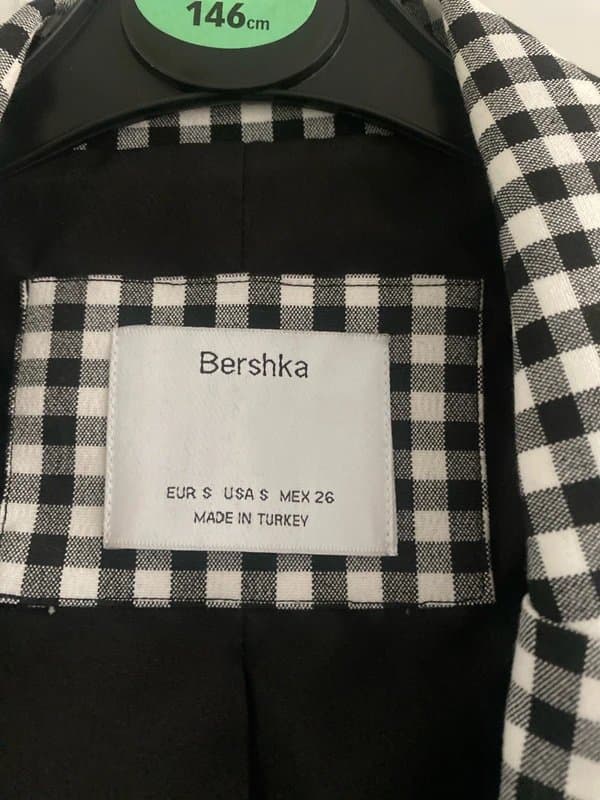 Bershka Bershka black and white blazer