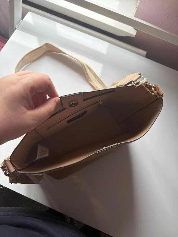 New Look Beige hobo bag from New Look