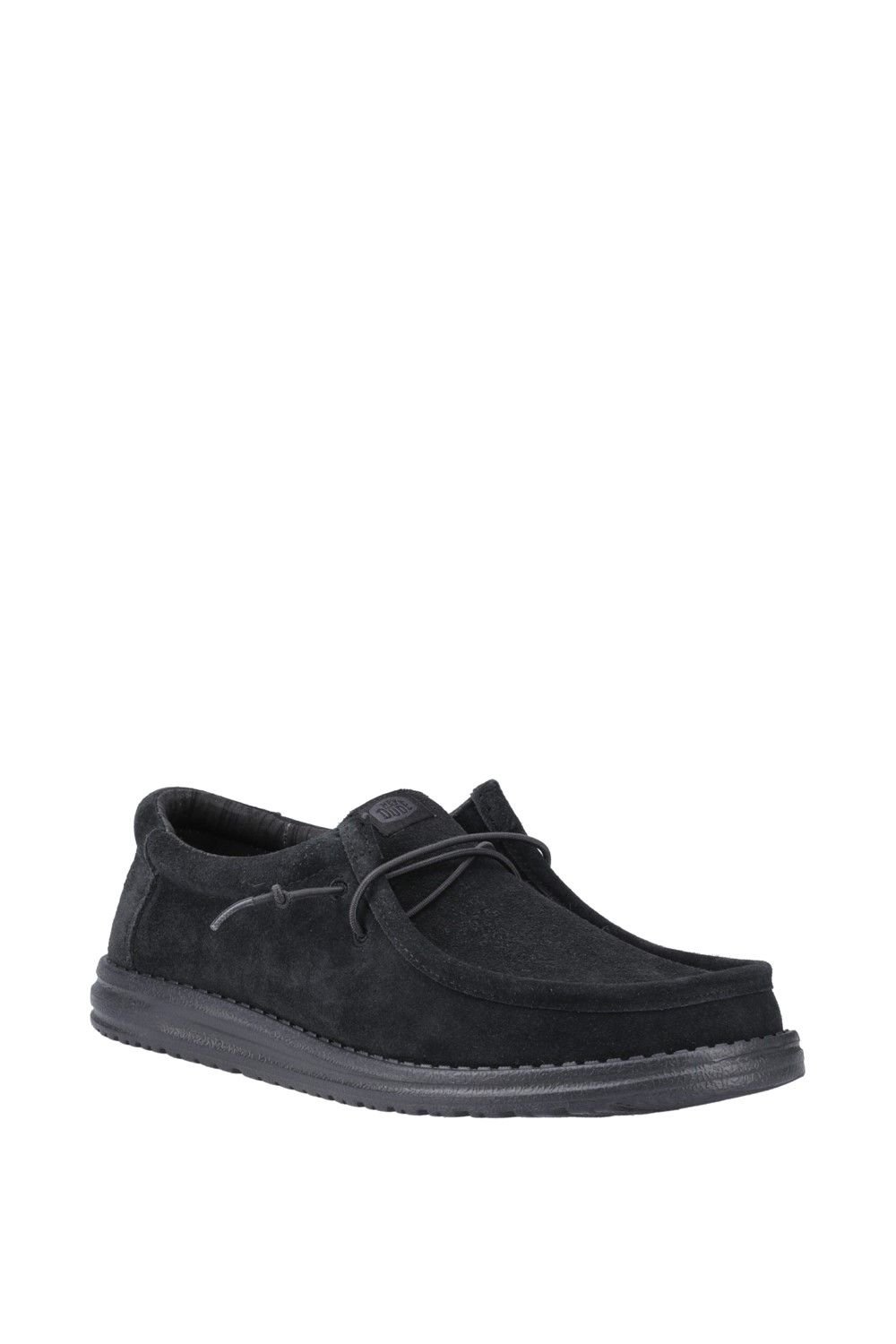 HEYDUDE HEYDUDE Men's Wally Suede Shoes in Black - 2