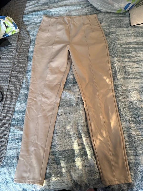 New Look Leather look leggings