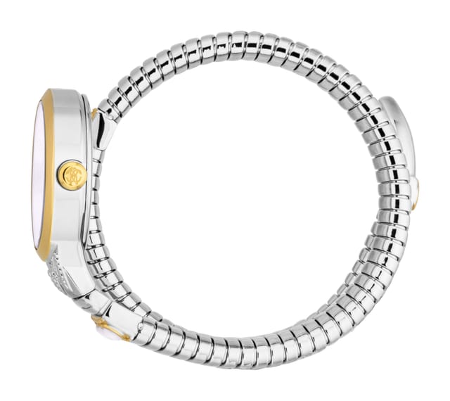 Roberto Cavalli Roberto Cavalli Women's Snake Stainless Steel Two toned Silver & Gold Snake watch - 3