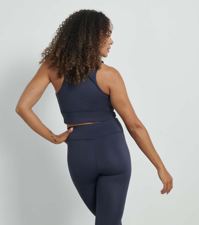 Rise Women's by Zara McDermott Navy Active High Neck Vest Rise New Look - 3