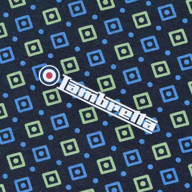 Lambretta Lambretta Men's SS25 Geometric T-Shirt in Navy - 3