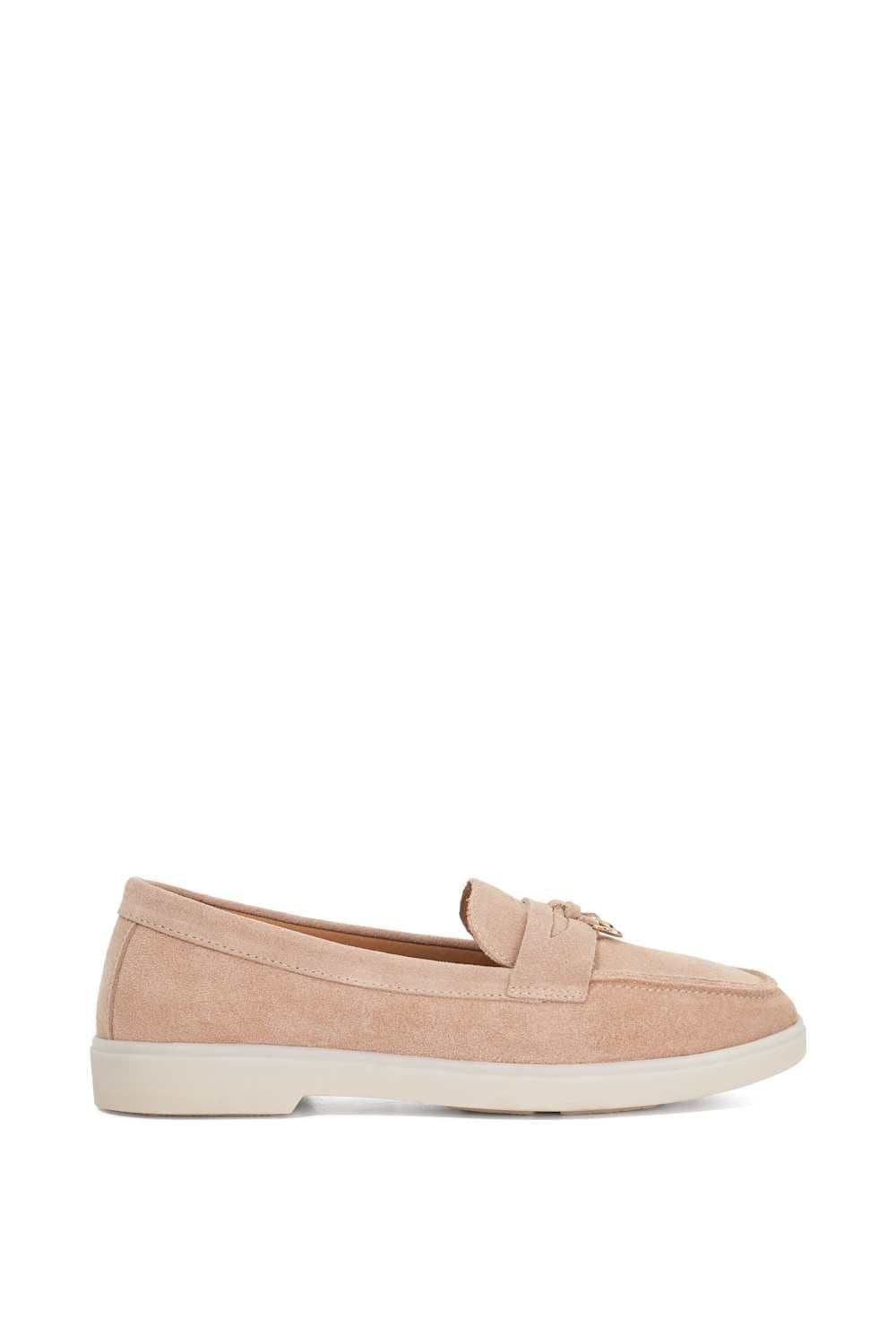 Dune London Dune London Women's 'Grinning' Suede Loafers in Pink