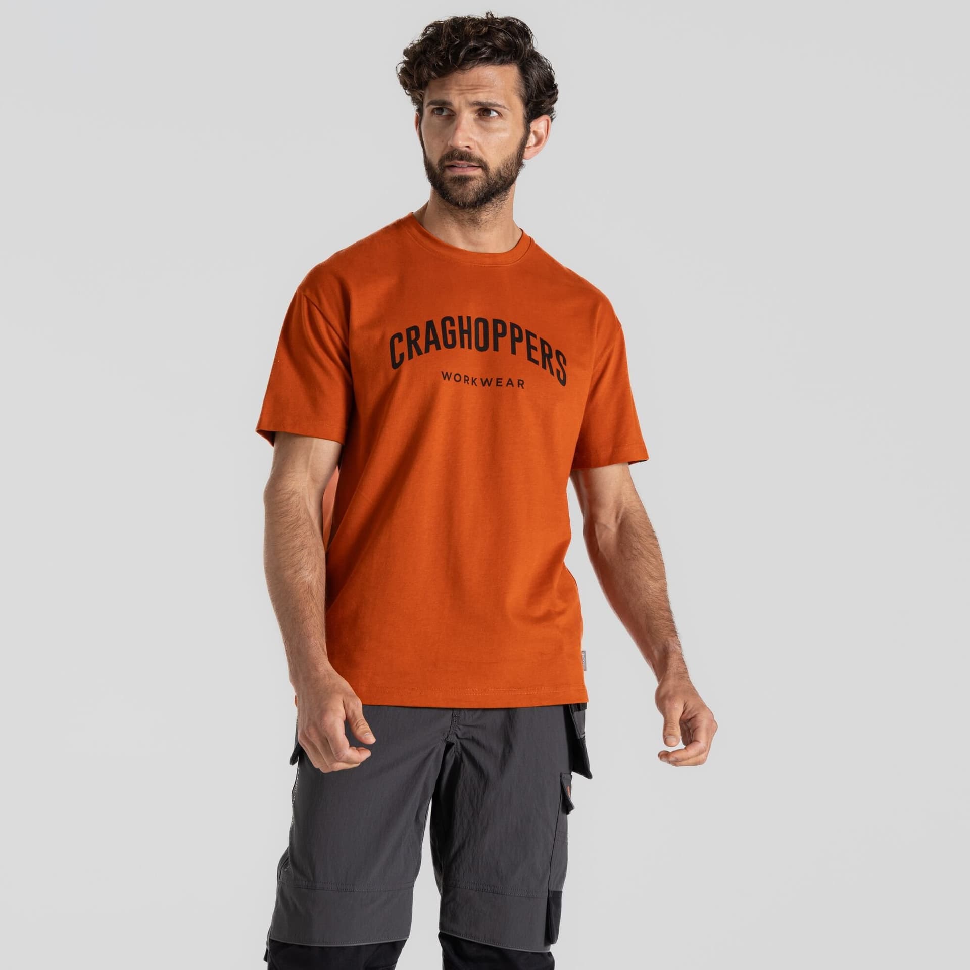 Craghoppers Craghoppers Men's Orange Short Sleeved T-Shirt