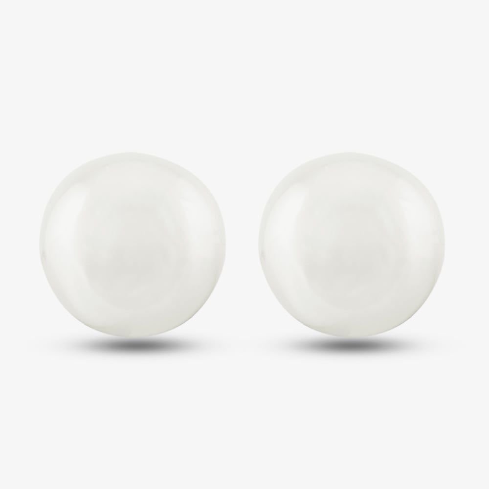 T.H.Baker T.H.Baker Women's 9ct Yellow Gold Freshwater Pearl Stud Earrings EOZ104SD in White - 2