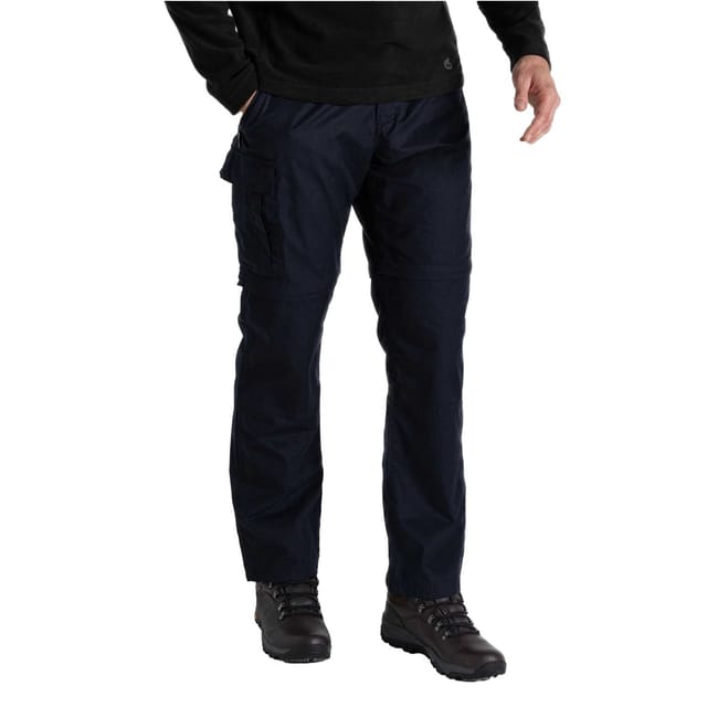 Craghoppers Craghoppers Men's Kiwi Convertible Tailored Trousers in Dark Navy - 3