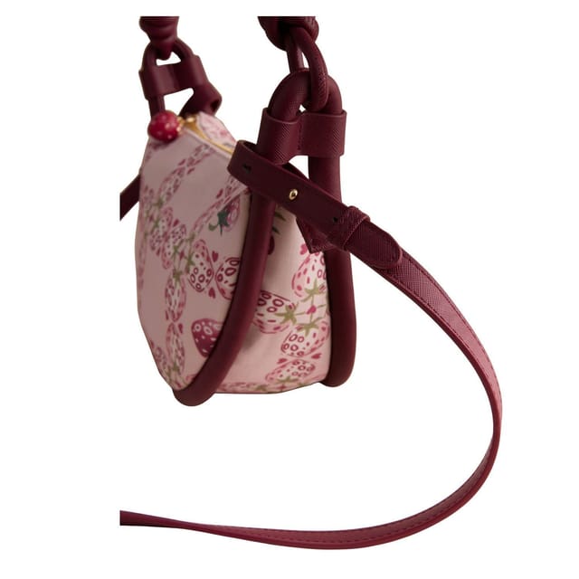 Cath Kidston Cath Kidston Women's Strawberry Knot Shoulder Crossbody Bag in Pink - 3