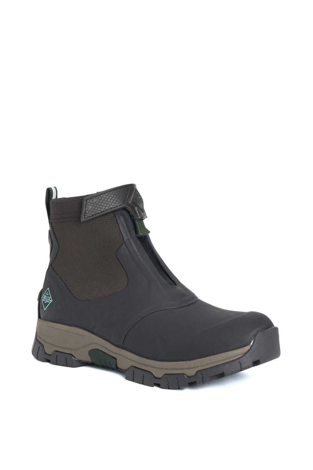 Muck Boots Muck Boots Men's Dark Brown 'Apex' Mid Zip Wellington