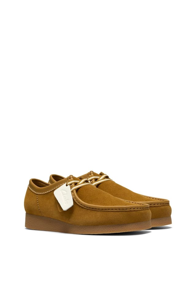 Clarks Originals Clarks Originals Men's Wallabee EVO Suede Lace-Up Shoe Ochre in Tan - 2